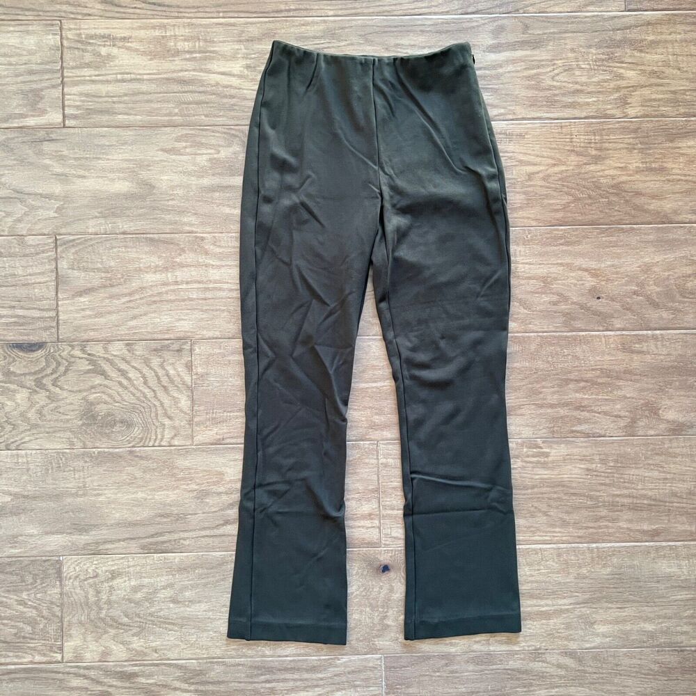 Tuckernuck Pants Women's Size XS Army Green Ashford Ponte Crop Kick Flare